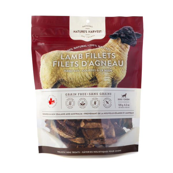 Nature's Harvest Lamb Fillets Dog Treats
