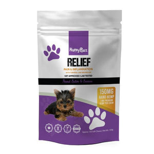Happy Pawz Relief Soft Chews Alternative Supplement for Dogs, 1mg