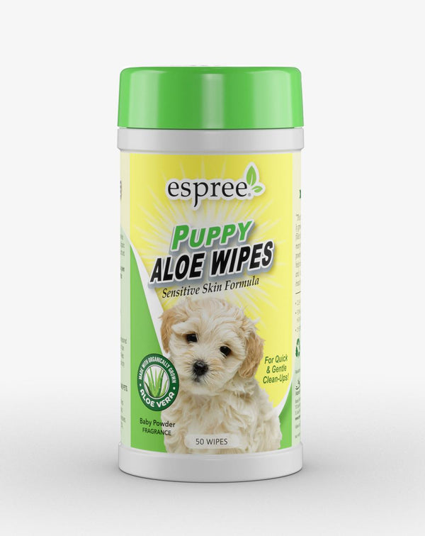 Espree Puppy Aloe Wipes Sensitive Skin Formula for Dogs
