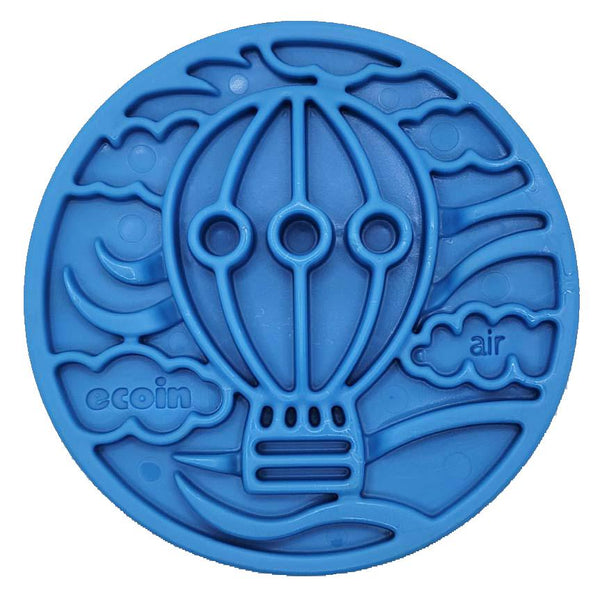 SodaPup eCoin Air Pièce d'enrichissement pour grignotage Alimentateur lent, Bleu