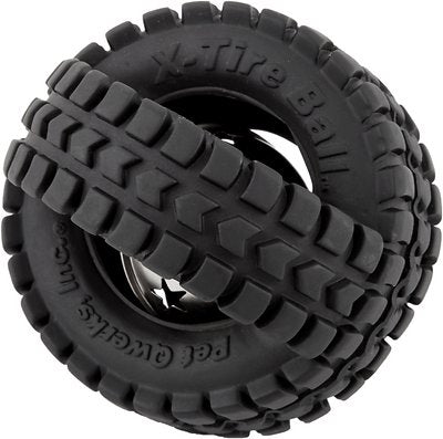 Pet Qwerks Jingle X-Tire Ball Dog Toy