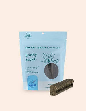 Bocce's Bakery Dailies Brushy Sticks Treats for Large Dogs