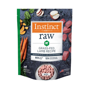 Instinct Grass-Fed Lamb Bites Raw Frozen Dog Food