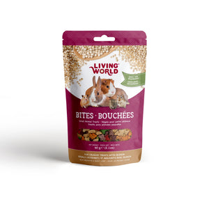 Bouchées Living World avec gâteries pour petits animaux au quinoa