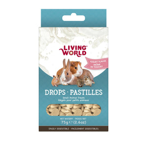 gâteries pour petits animaux Living World Drops à saveur de yogourt