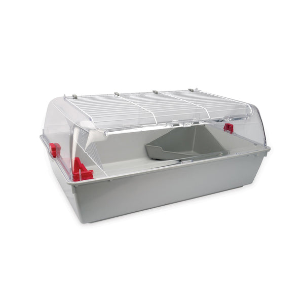Habitat pour petits animaux Living World Zoo Zone, gris/bourgogne