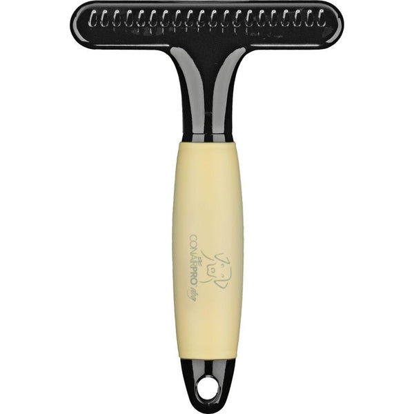 ConairPRO Râteau à sous-poil à dents courtes avec poignée en gel pour chiens