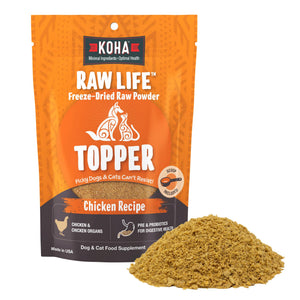 KOHA Raw Life Chicken Freeze-Dried Dog & Cat Food Topper