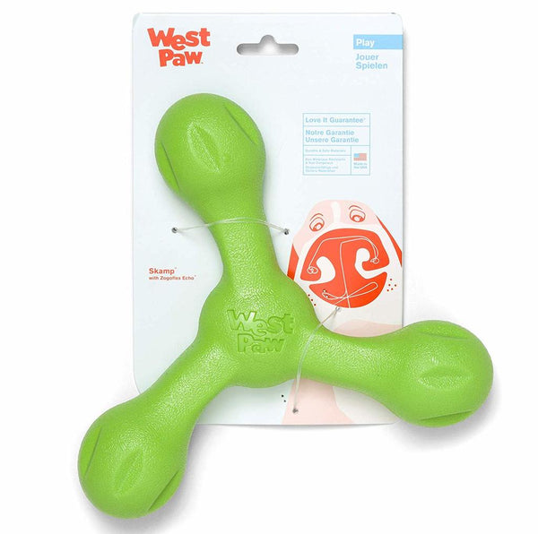 West Paw Jouet pour chien Zogoflex Echo Skamp, Vert