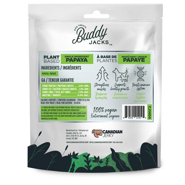Canadian Jerky Co Buddy Jack's Papaya Grain-Free Dog Treats