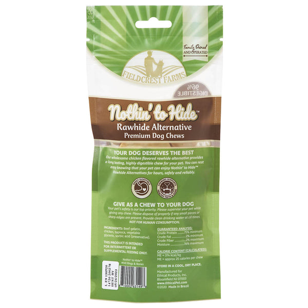 Fieldcrest Farms Nothin' to Hide Rings & Bones Chicken Pack Dog Treats