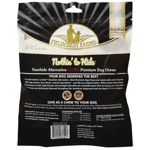 Fieldcrest Farms Nothin' to Hide Ultra Wishbones Beef Pack Dog Treats