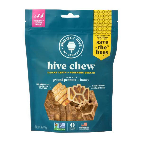 Project Hive Pet Company Hive Chew friandises pour chiens moyens à grands