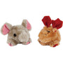 Zoobilee Jouet Squatter Orignal & Éléphant pour petits chiens et chiots