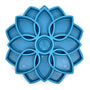 SodaPup Plateau d’enrichissement eTray avec design Mandala, distributeur lent pour chiens, Bleu