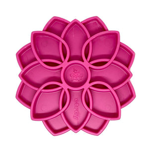 SodaPup Plateau d’enrichissement eTray avec design Mandala, distributeur lent pour chiens, Rose