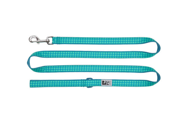 RC Pets Dog Leash, Green Gingham