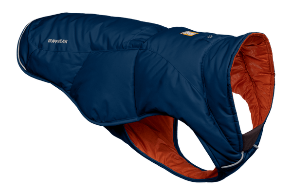 Ruffwear Quinzee Dog Jacket, Blue Moon (**)