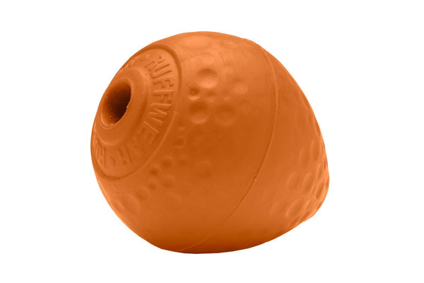 Ruffwear Turnup Rubber Throw Dog Toy, Campfire Orange