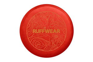 Ruffwear Camp Flyer Disc Dog Toy, Red Sumac