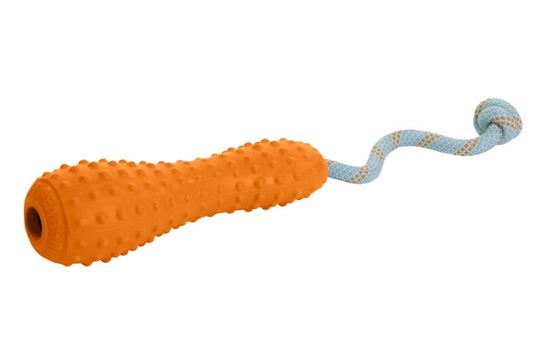 Ruffwear Gourdo Rubber Throw Dog Toy, Campfire Orange