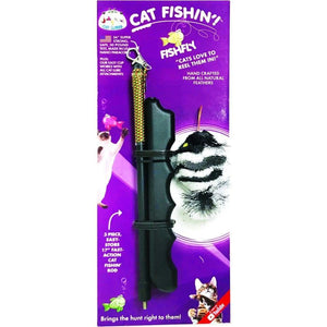 Go Cat Cat Lures Jouet pour chat Canne à pêche Mouche Poisson Go Cat Cat Lures