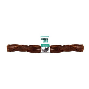 SuperCan Bâtonnets d'œsophage tressés au bœuf Friandises pour chiens