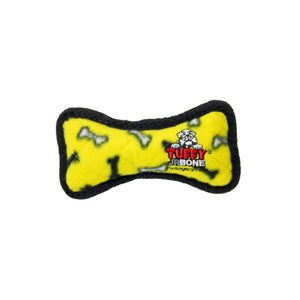 Tuffy Bone Dog Toy, Yellow Bone