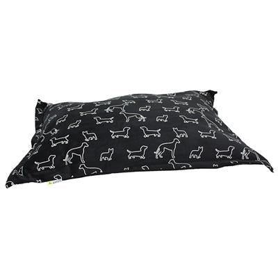 BeOneBreed Cloud Pillow for Dogs, Black