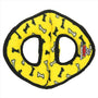 Tuffy Ultimate 3-Way Ring Dog Toy, Yellow Bones
