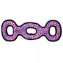 Tuffy Ultimate 3-Way Tug Dog Toy, Pink Leopard