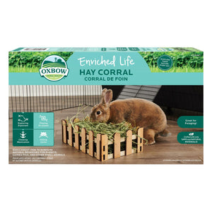 Oxbow Enriched Life Hay Corral Small Animal Feeder