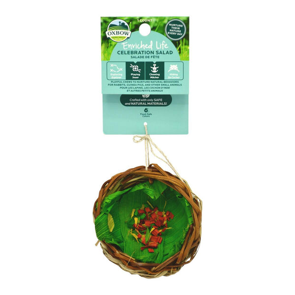 Oxbow Enriched Life Celebration Salad Chew Small Animal Toy