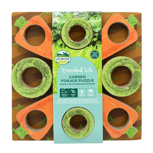 Oxbow Enriched Life Garden Forage Puzzle Jouet à mâcher pour petits animaux