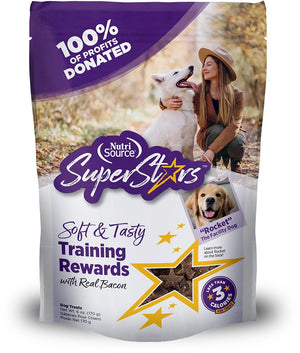 NutriSource SuperStars Soft & Tasty Bacon Training Dog Treats