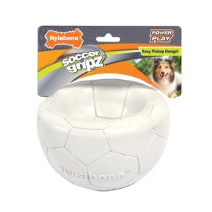 Nylabone Power Play Gripz Soccer Ball Dog Toy