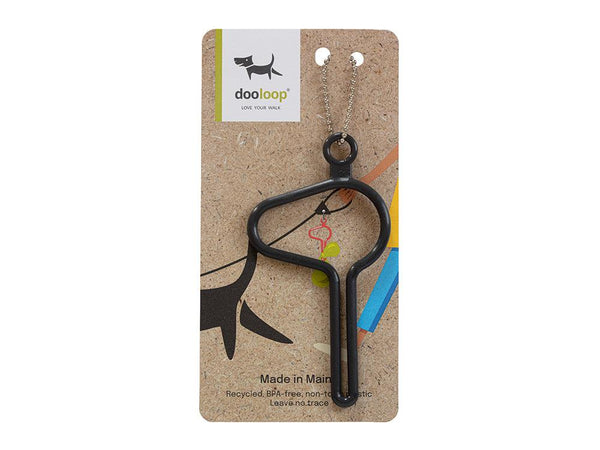 The Dooloop Hands-Free Dog Poop Bag Holder, Charcoal