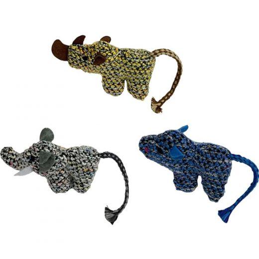 Multipet Jouet pour chat Herbe à chat Animaux berbères, assortis