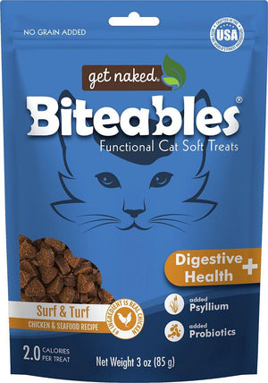 Get Naked Biteables Digestive Health Plus Surf & Turf Cat Treats