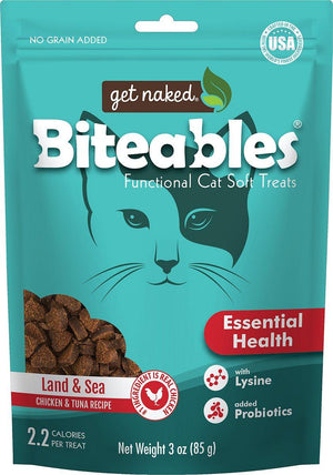 Get Naked Biteables Essential Health Land & Sea Cat Treats