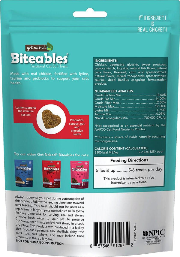 Get Naked Biteables Essential Health Land & Sea Cat Treats