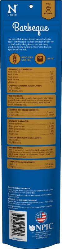 N-Bone Friandises barbecue pour chiens