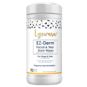 Lyxvara EZ-Derm Facial & Tear Stain Dog & Cat Wipes