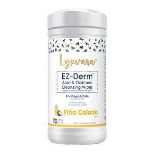 Lyxvara EZ-Derm Aloe & Oatmeal Cleansing Dog & Cat Wipes