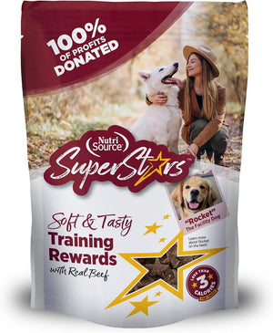 NutriSource SuperStars Soft & Tasty Beef Training Dog Treats