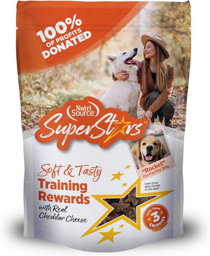 NutriSource SuperStars Soft & Tasty Cheddar Training Dog Treats