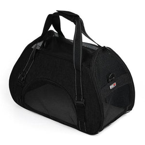 Dogline Sac de transport pour animaux, Noir