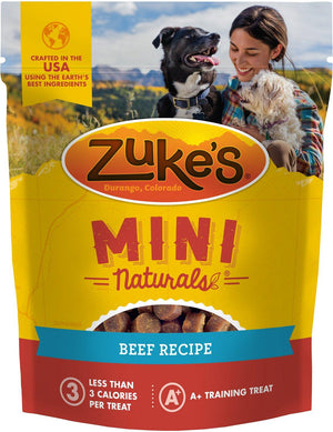 Zuke's Mini Naturals Beef Recipe Dog Treats