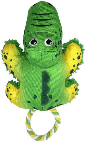 KONG Cozie Tuggz Alligator Dog Toy