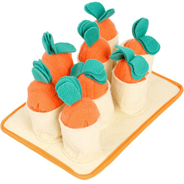 Injoya Carrot Patch Snuffle Mat Toy